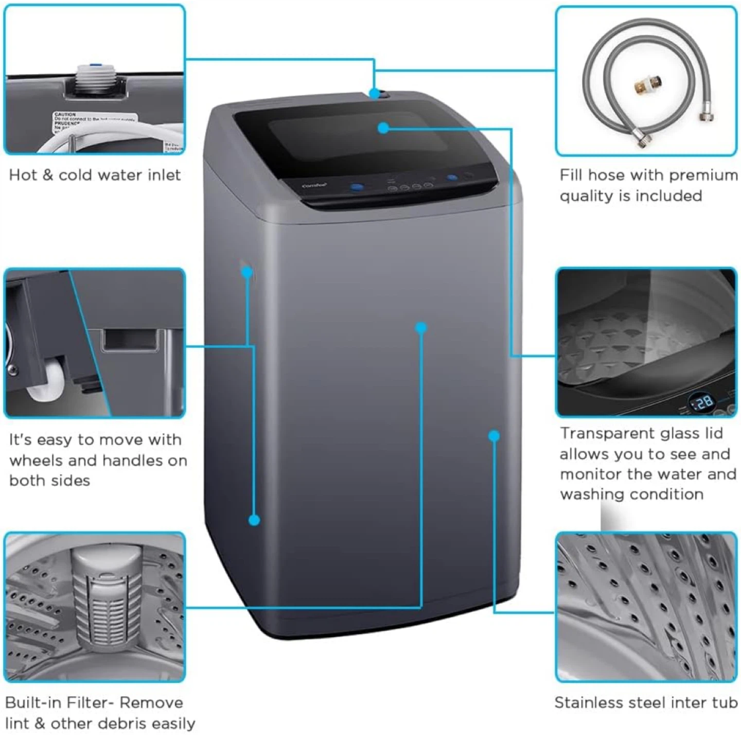 Compact Portable Washing Machine - photo 3