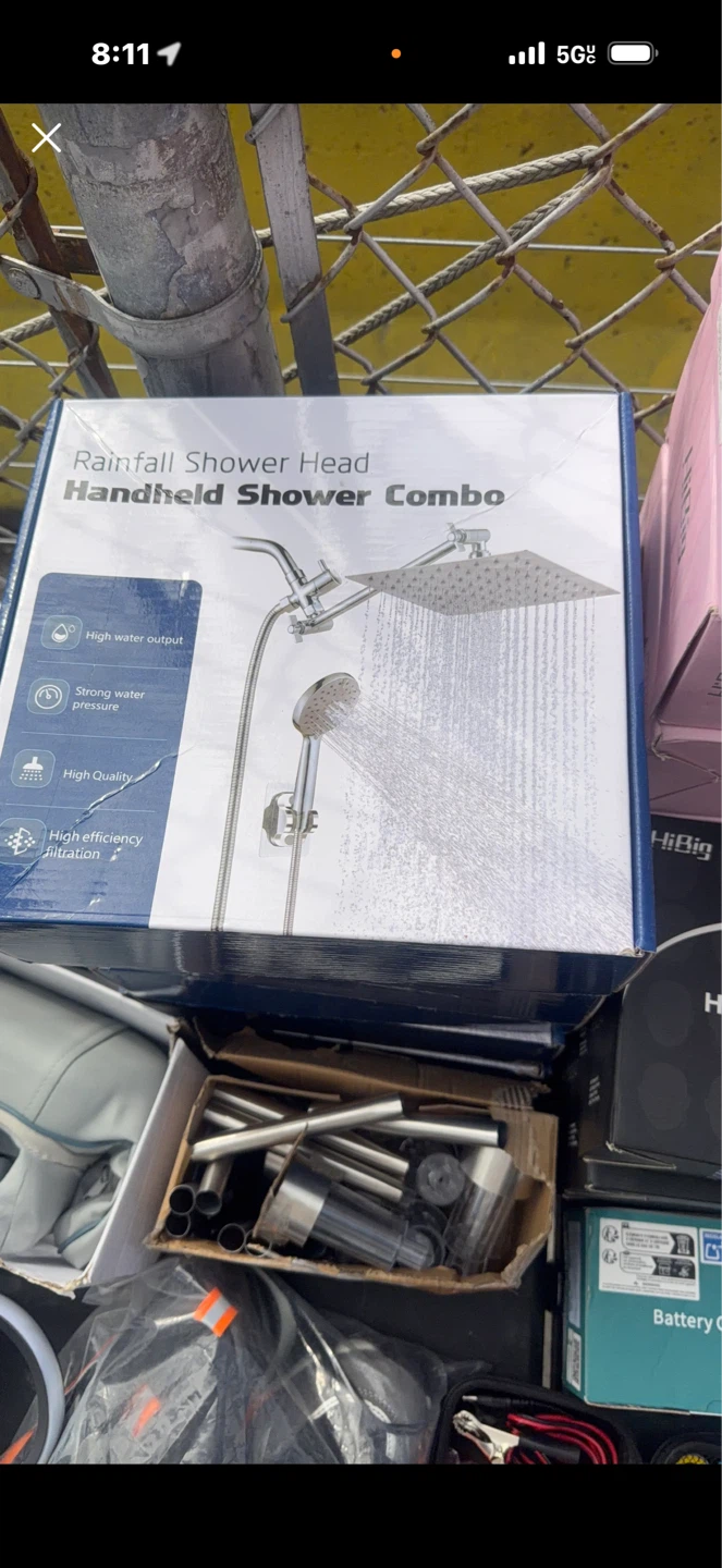 Rainfall Shower Head Handheld Shower Combo