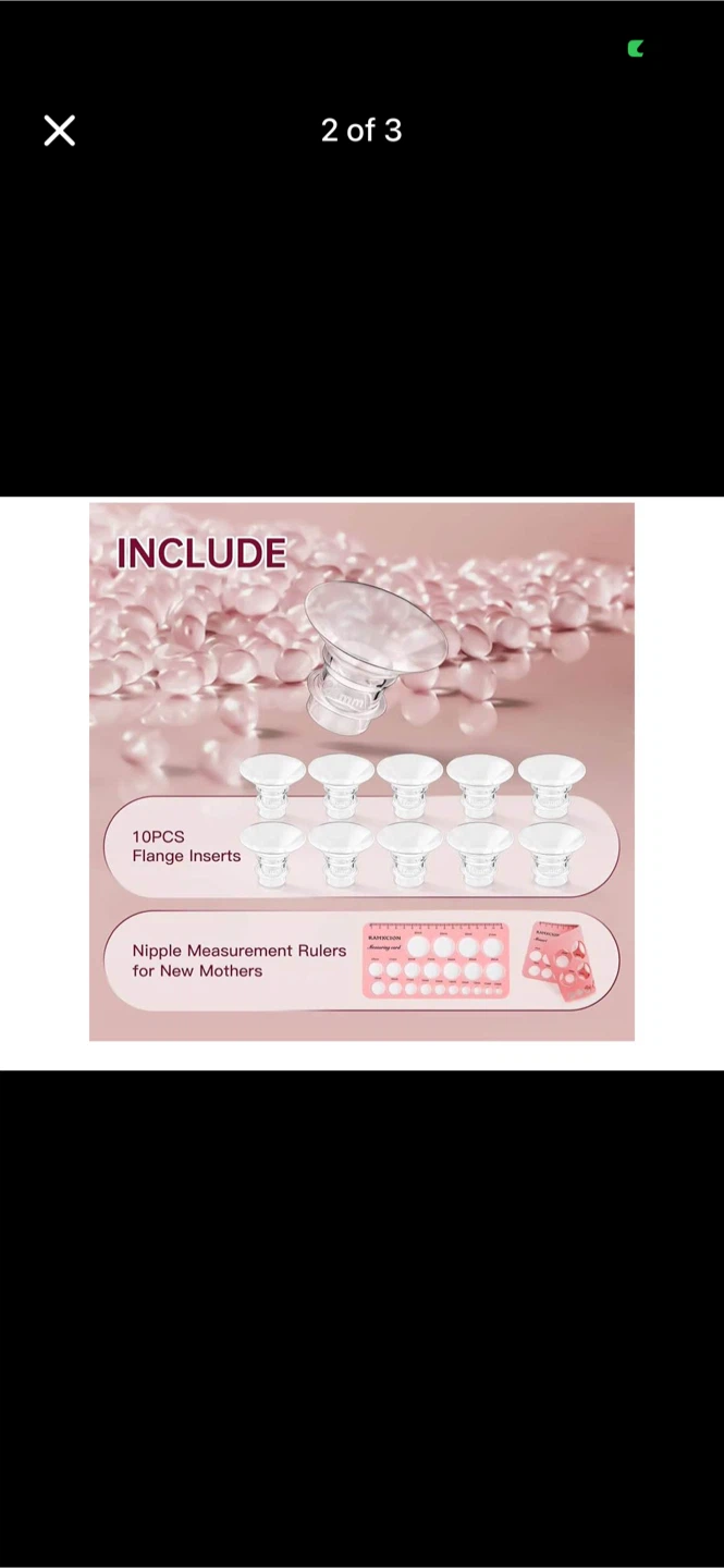 New-RAMXCION Nipple Ruler and Flange Inserts Kit - photo 3