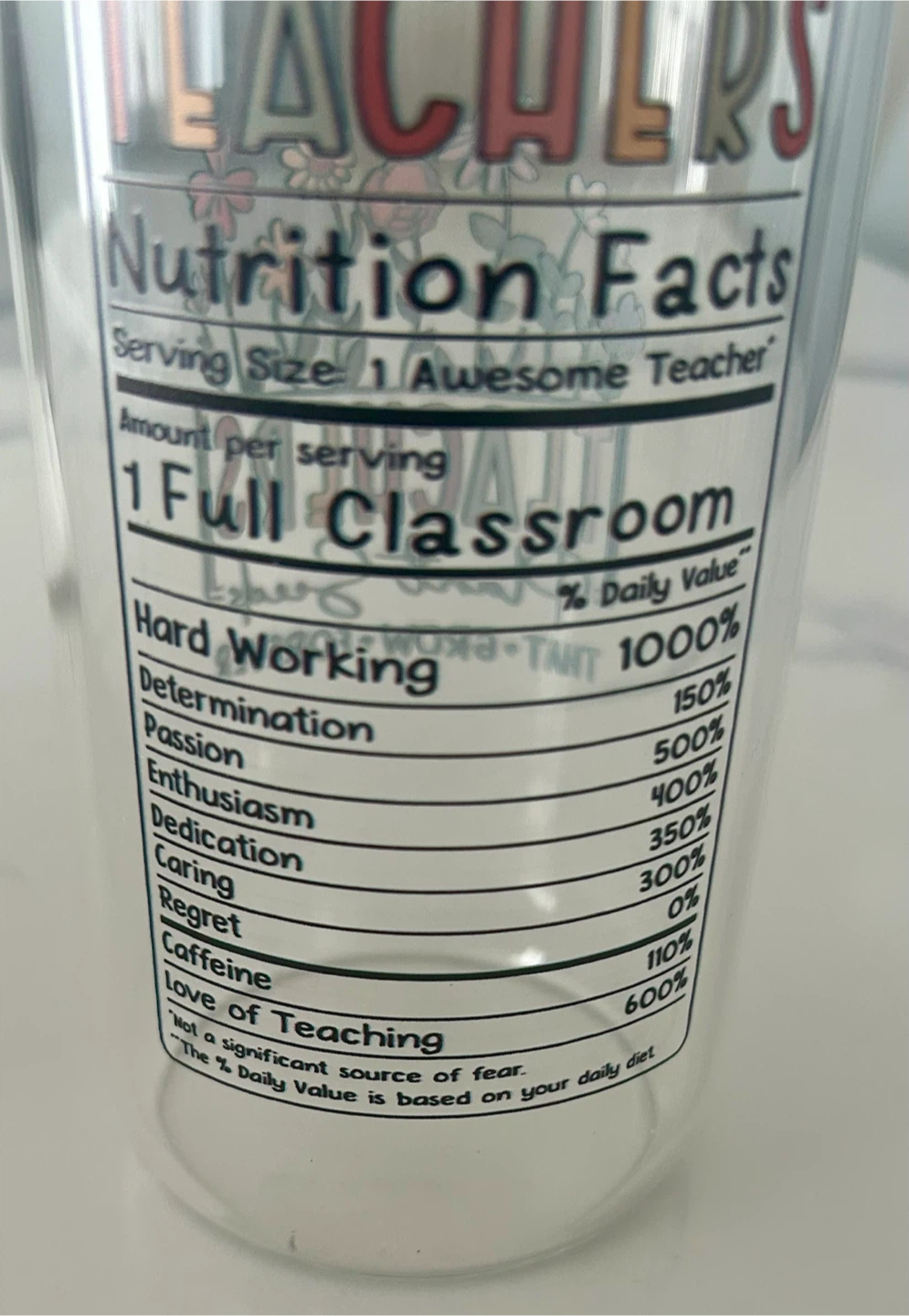 Teachers Plant Seeds Glass Tumbler (NEW!) - photo 2