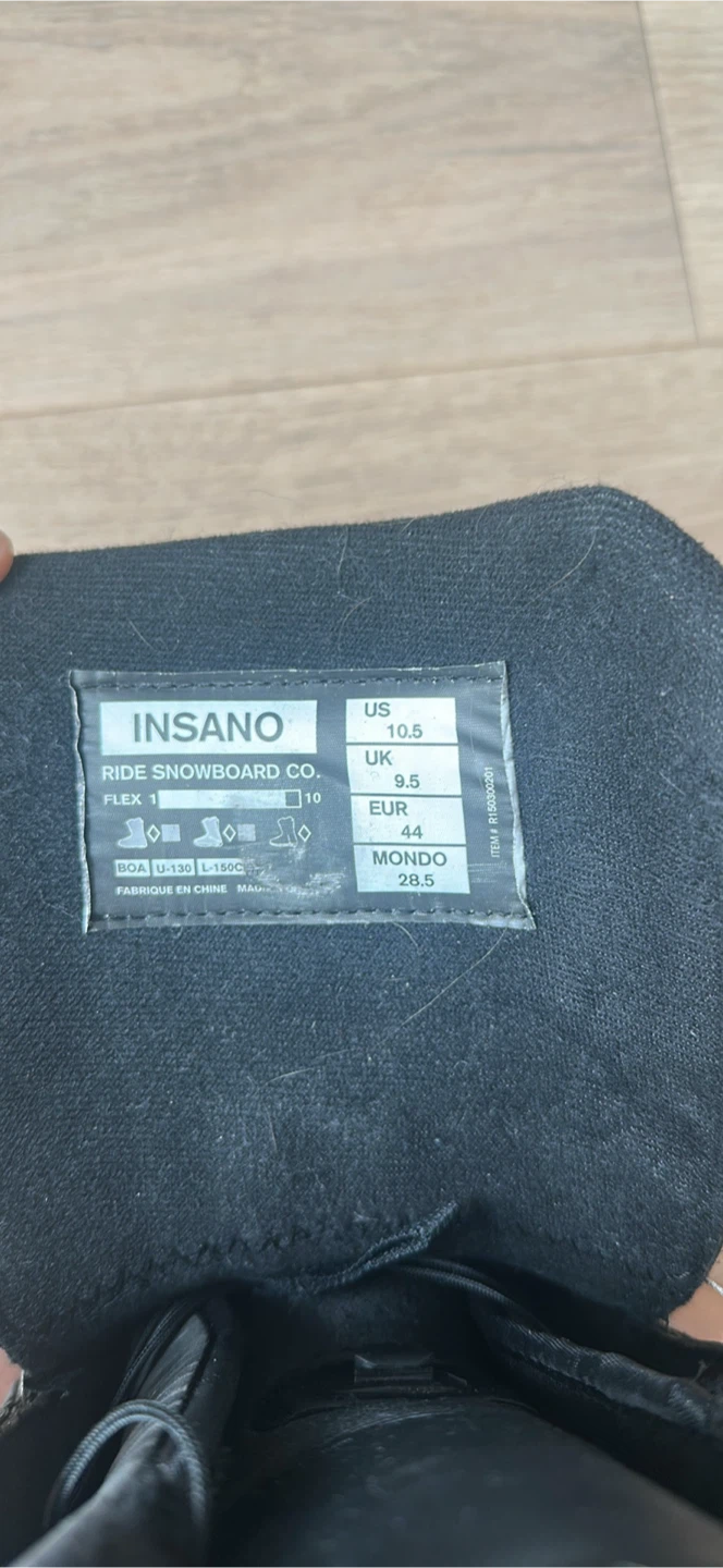 Ride Insano Snowboard Boots - 10.5 - photo 2