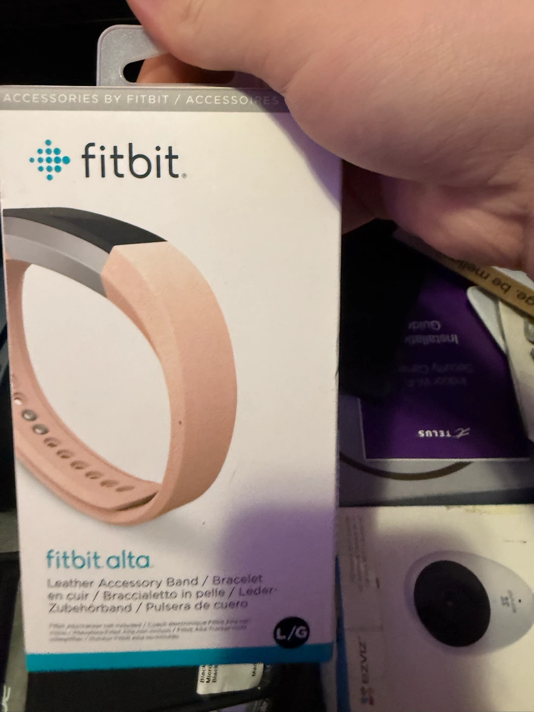 Fitbit Alta Leather Accessory Band - Large