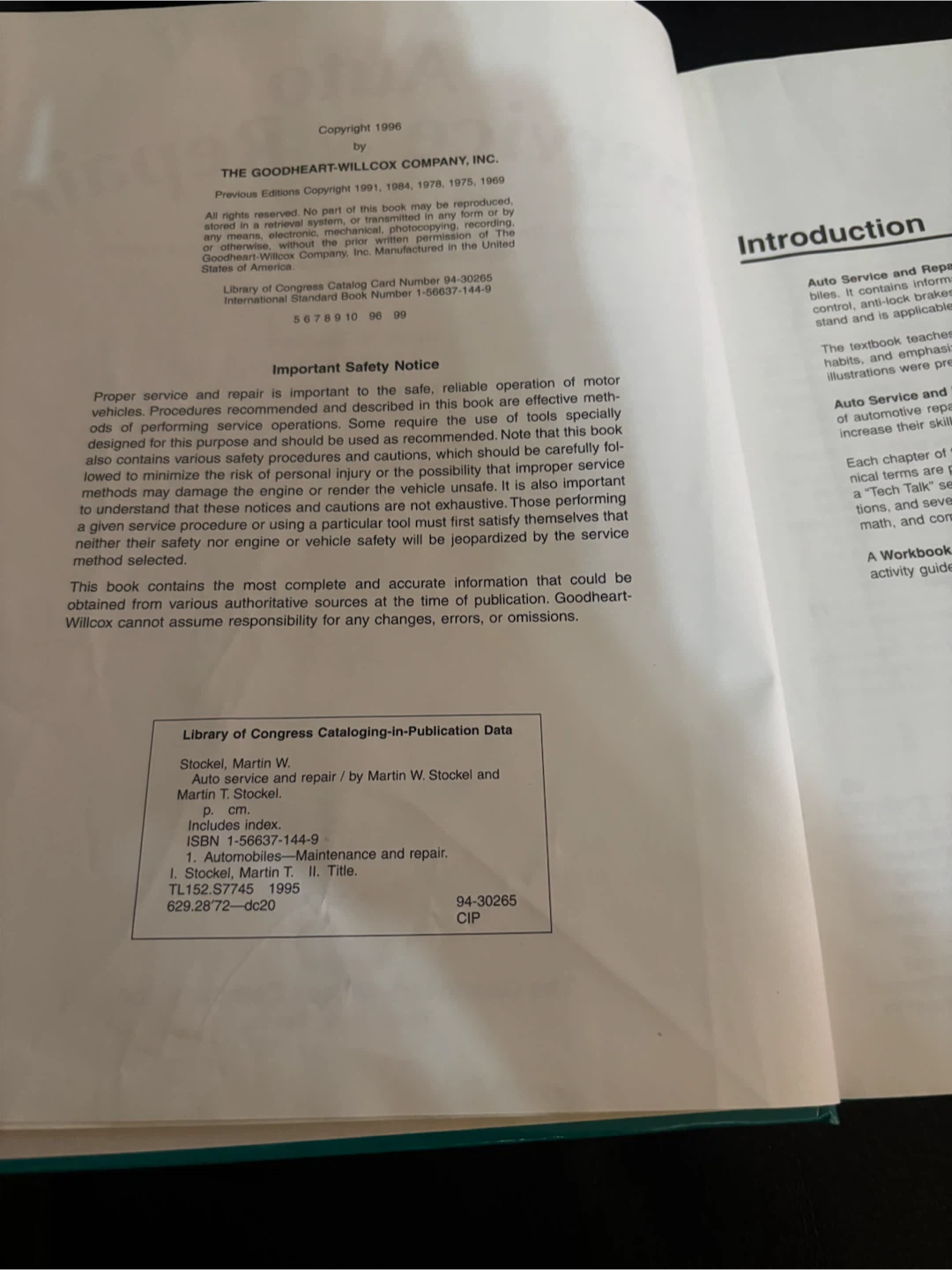 Auto Service & Repair Book by Stockel, Stockel, Johanson - photo 5