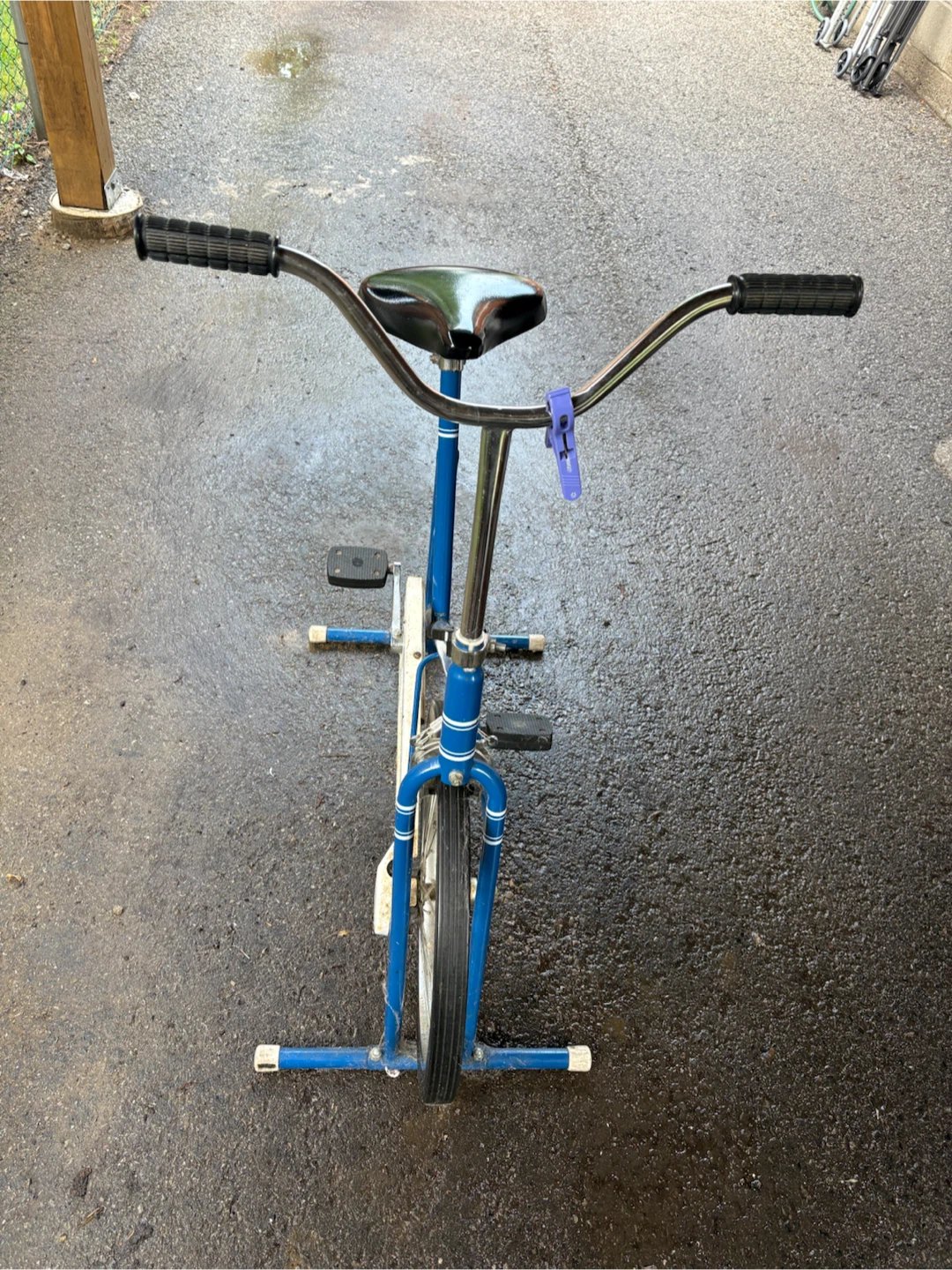 Vintage Blue Supercycle 0100 Exercise Bike
