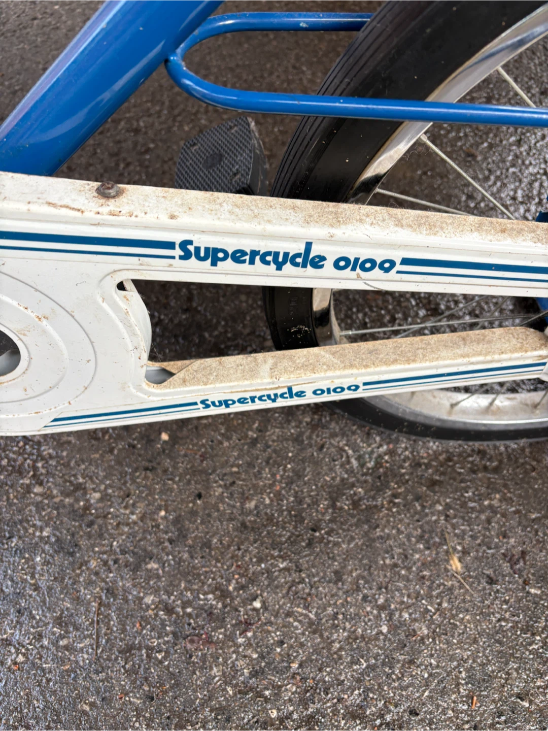 Vintage Blue Supercycle 0100 Exercise Bike - photo 3