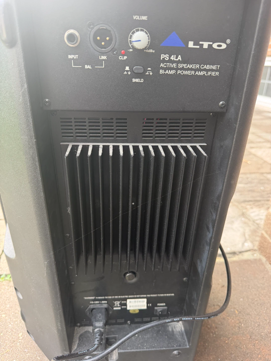 ALTO PS 4LA Active Speaker Cabinets (Pair)