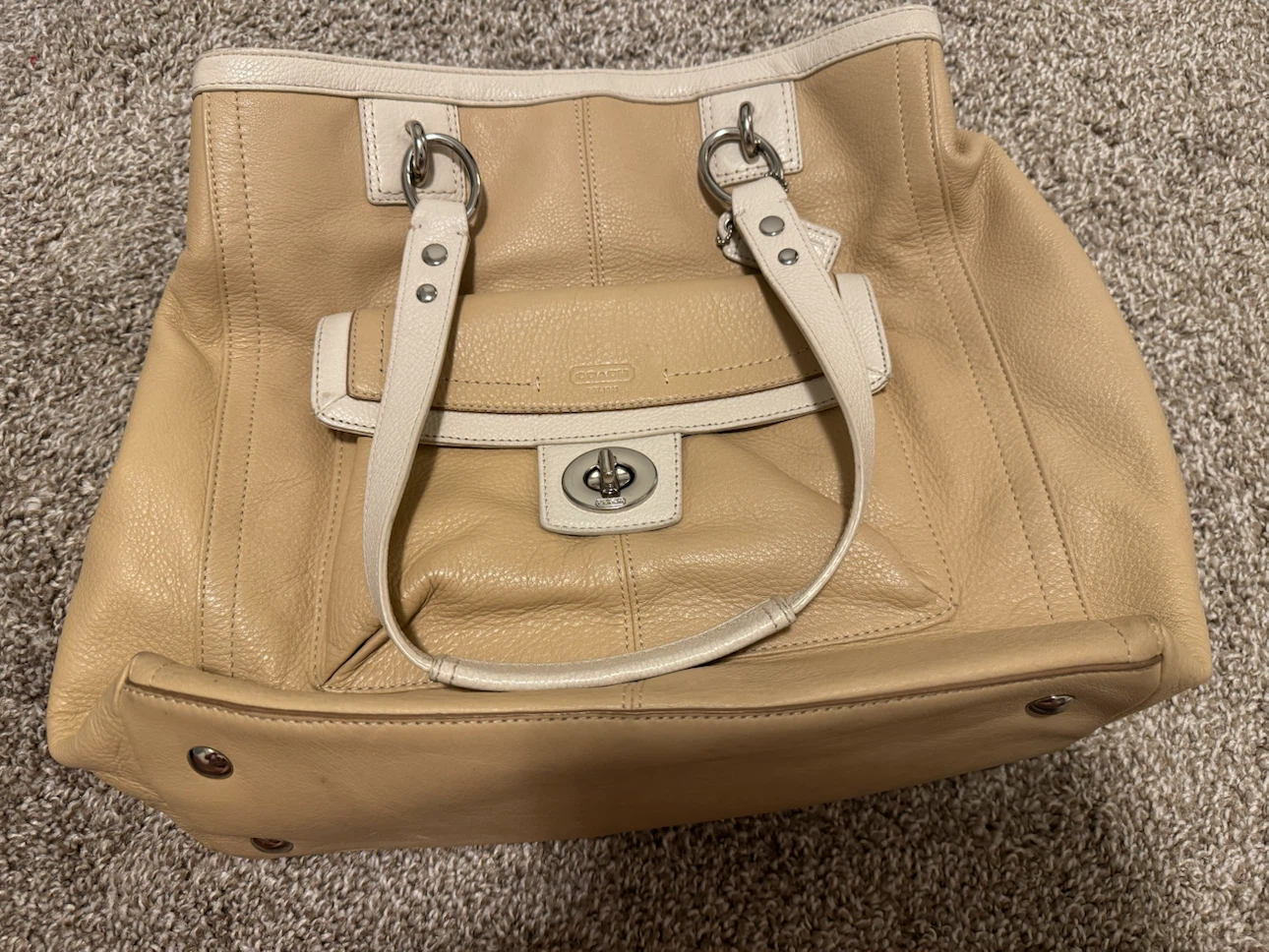 Coach Pebbled Penelope Leather Bag F19044