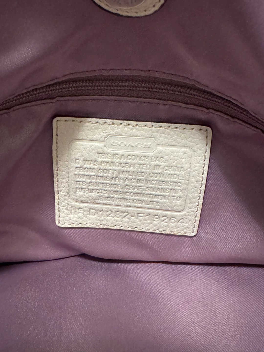 Coach Pebbled Penelope Leather Bag F19044 - photo 4