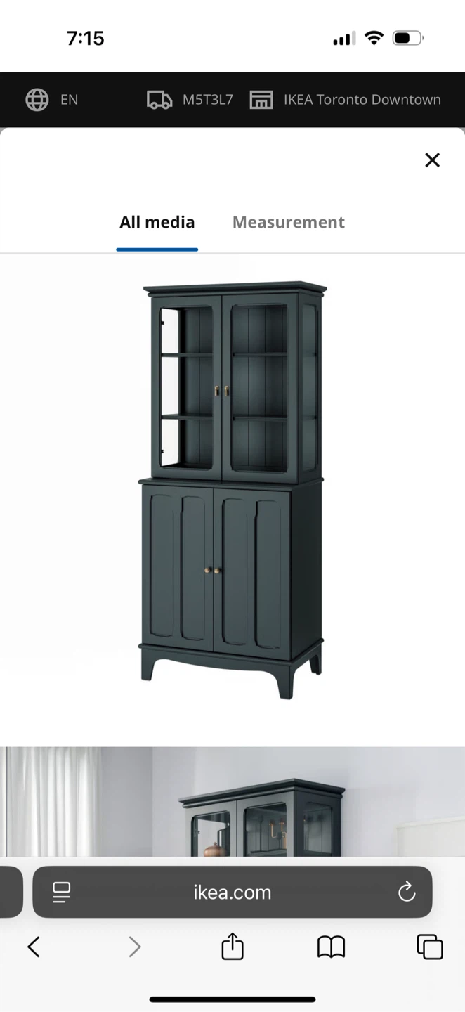 Cabinet with glass doors - photo 3