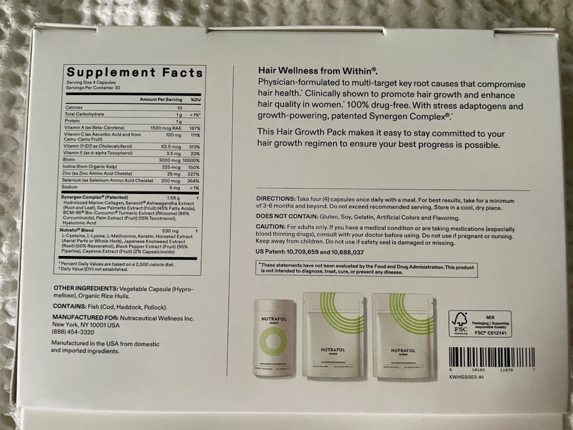 Nutrafol Women Hair Growth Pack - 3 Month Supply - photo 2