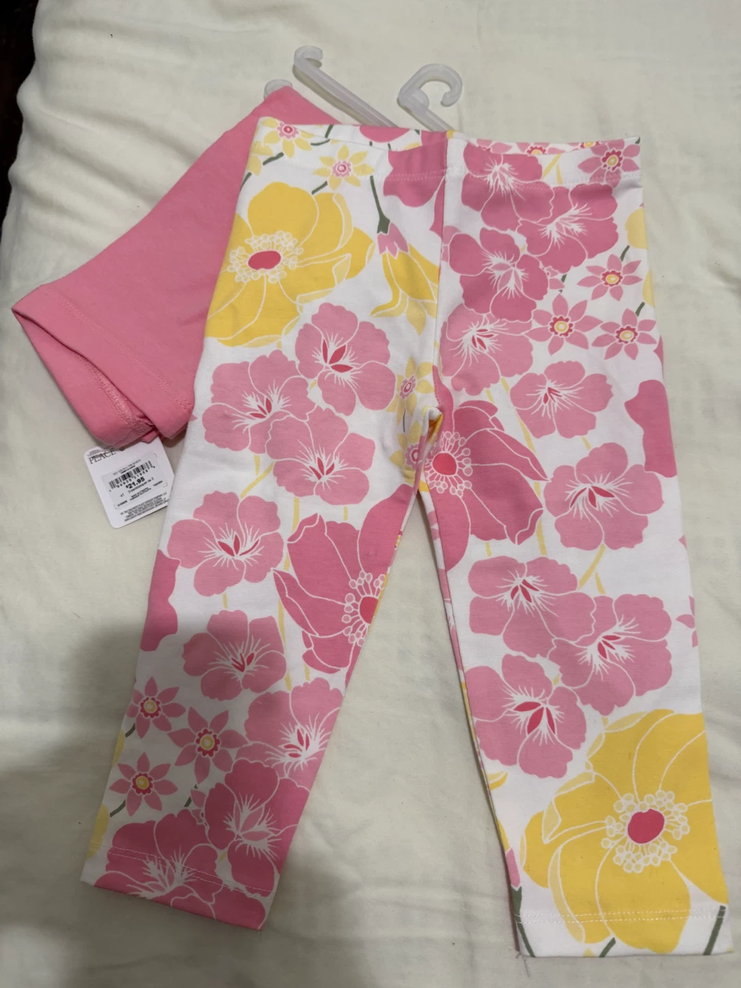 2 pack Capri leggings for baby girl