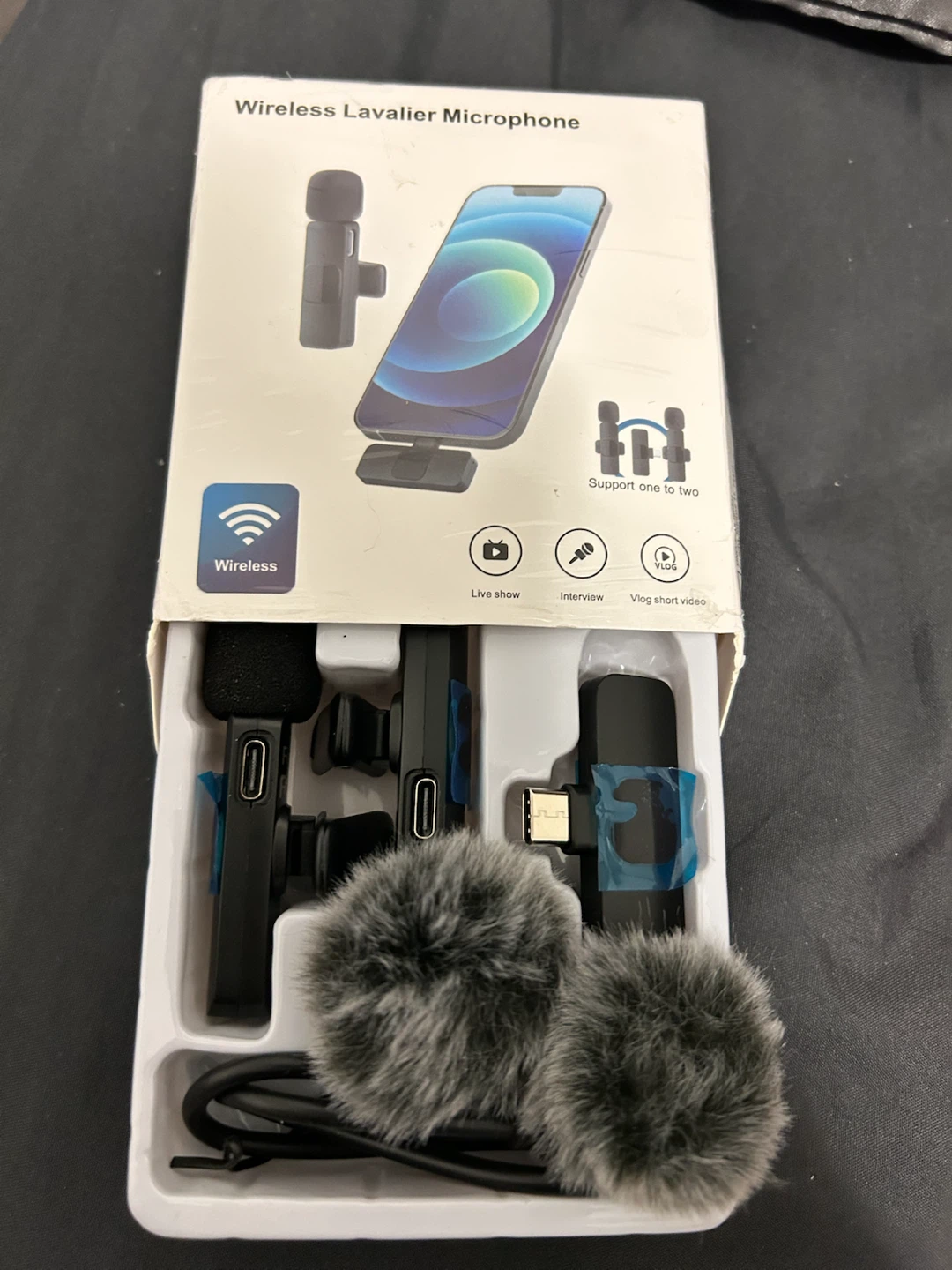 HITOZON Wireless Lavalier Microphone System