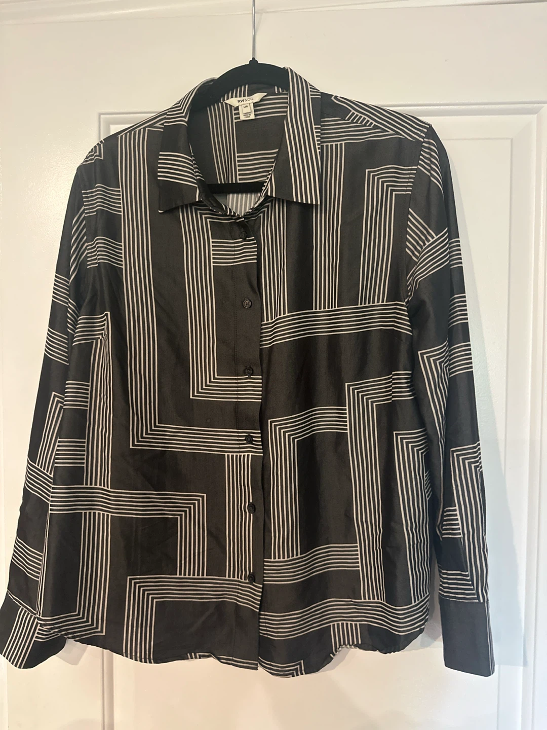 Charcoal Grey RW&CO Shirt & Pants Set - Large - photo 2