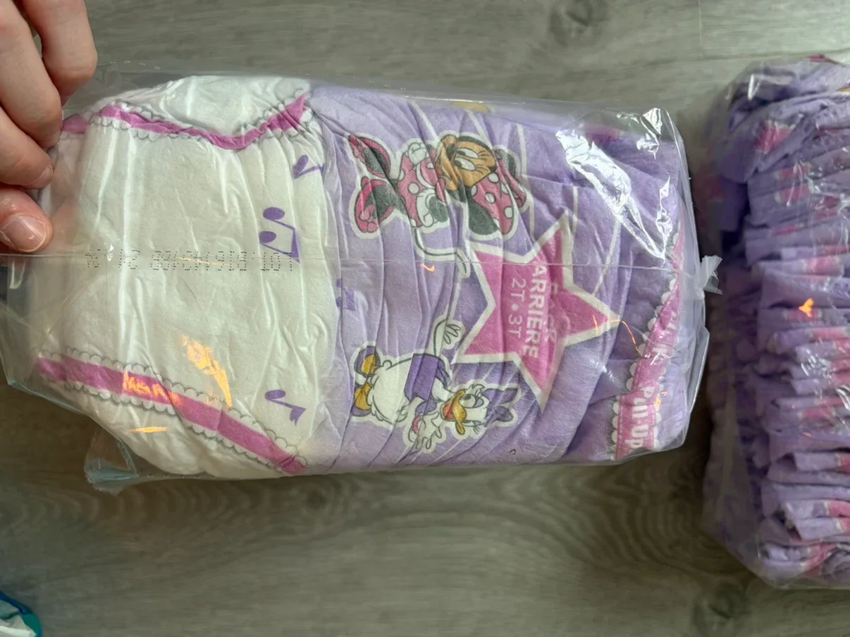 2T-3T Minnie Mouse pull-ups and size 4 swim diapers - photo 2