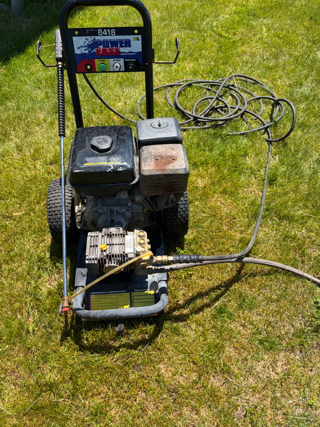 Power Ease 8418 Gas Pressure Washer