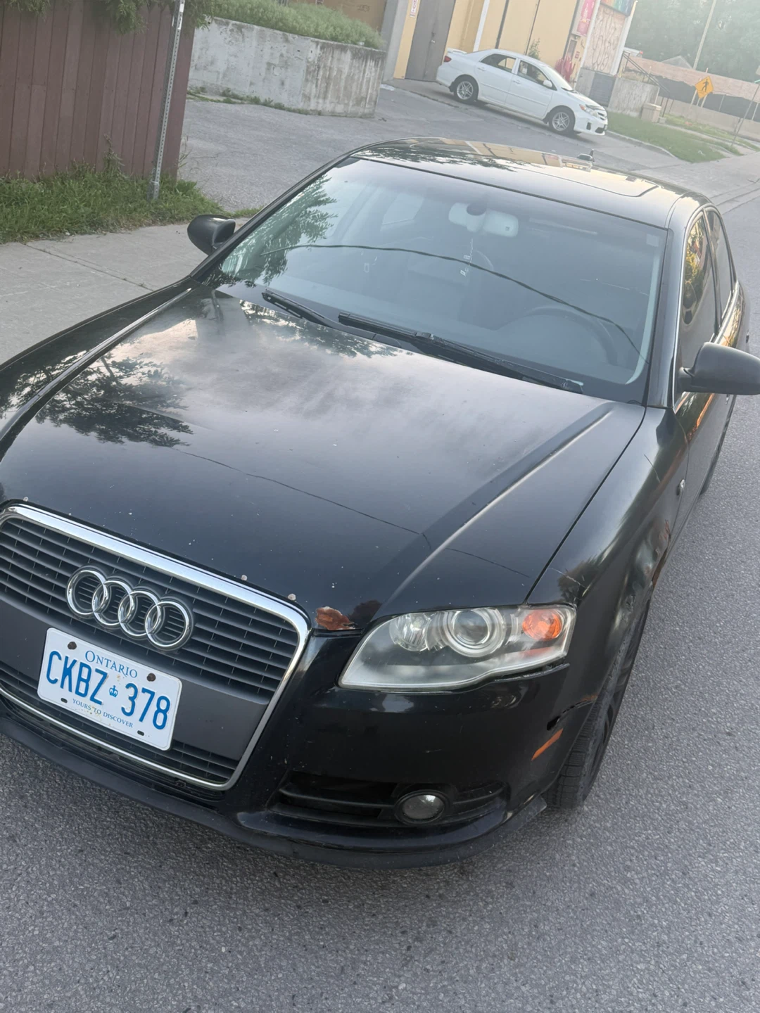 Black Audi A4 2.0T Sedan