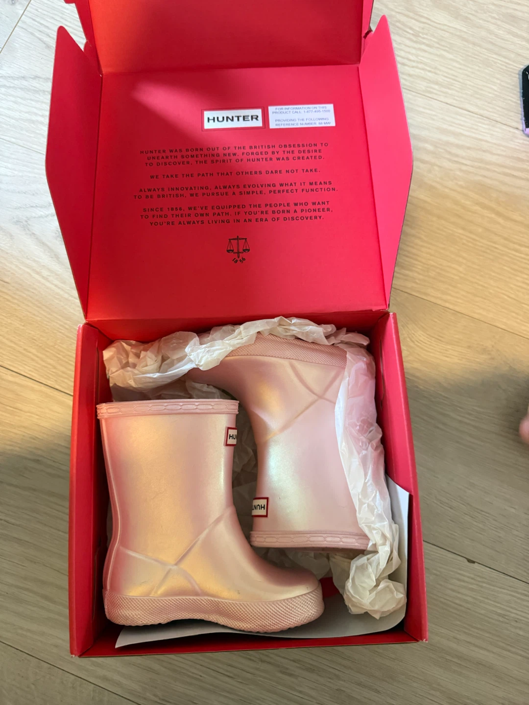 Toddler hunter rain boots