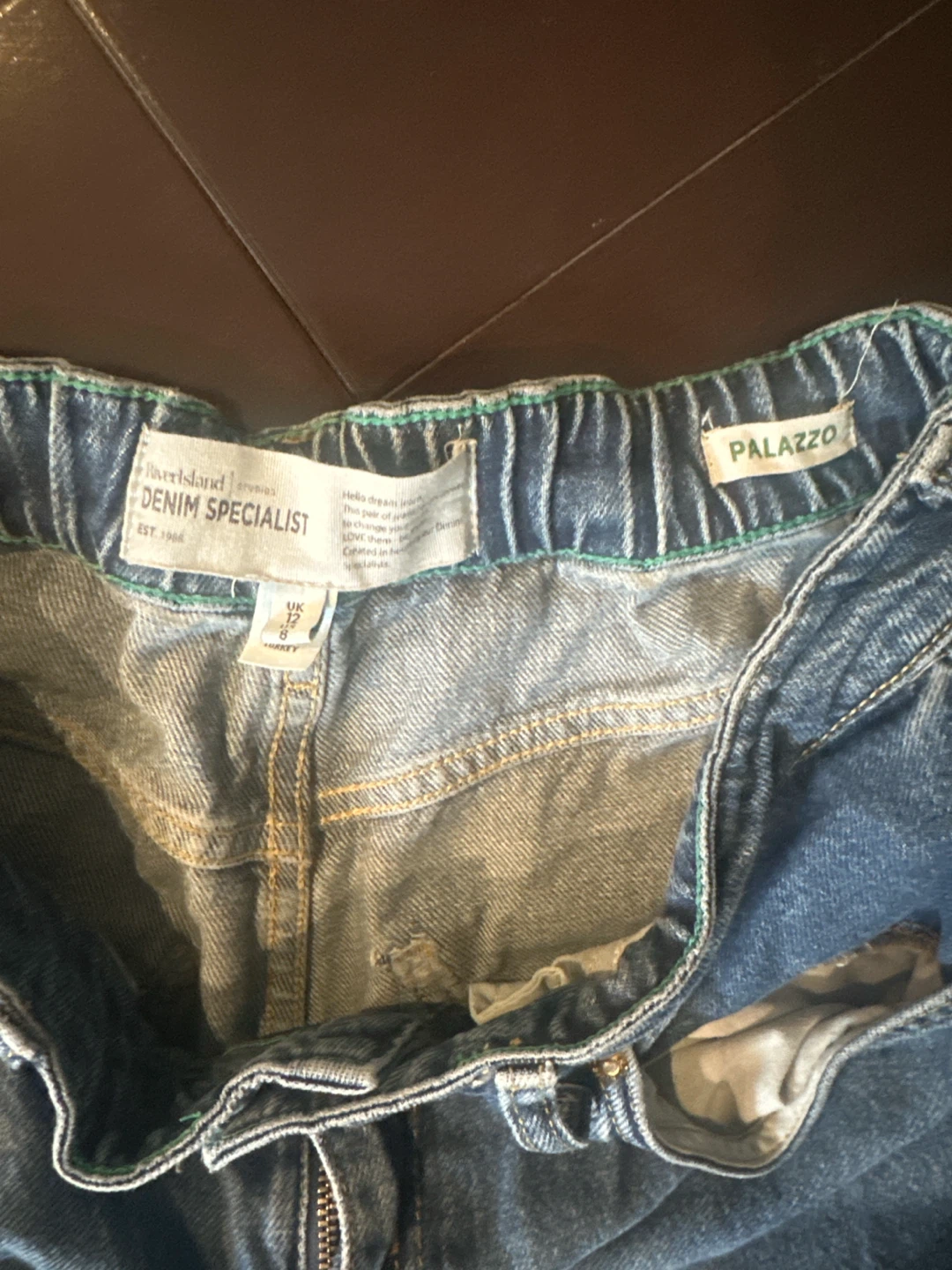 River Island Denim Palazzo Jeans - 8 - photo 2