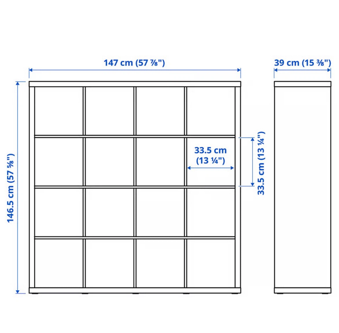 White 16-Cube Storage Organizer - photo 2