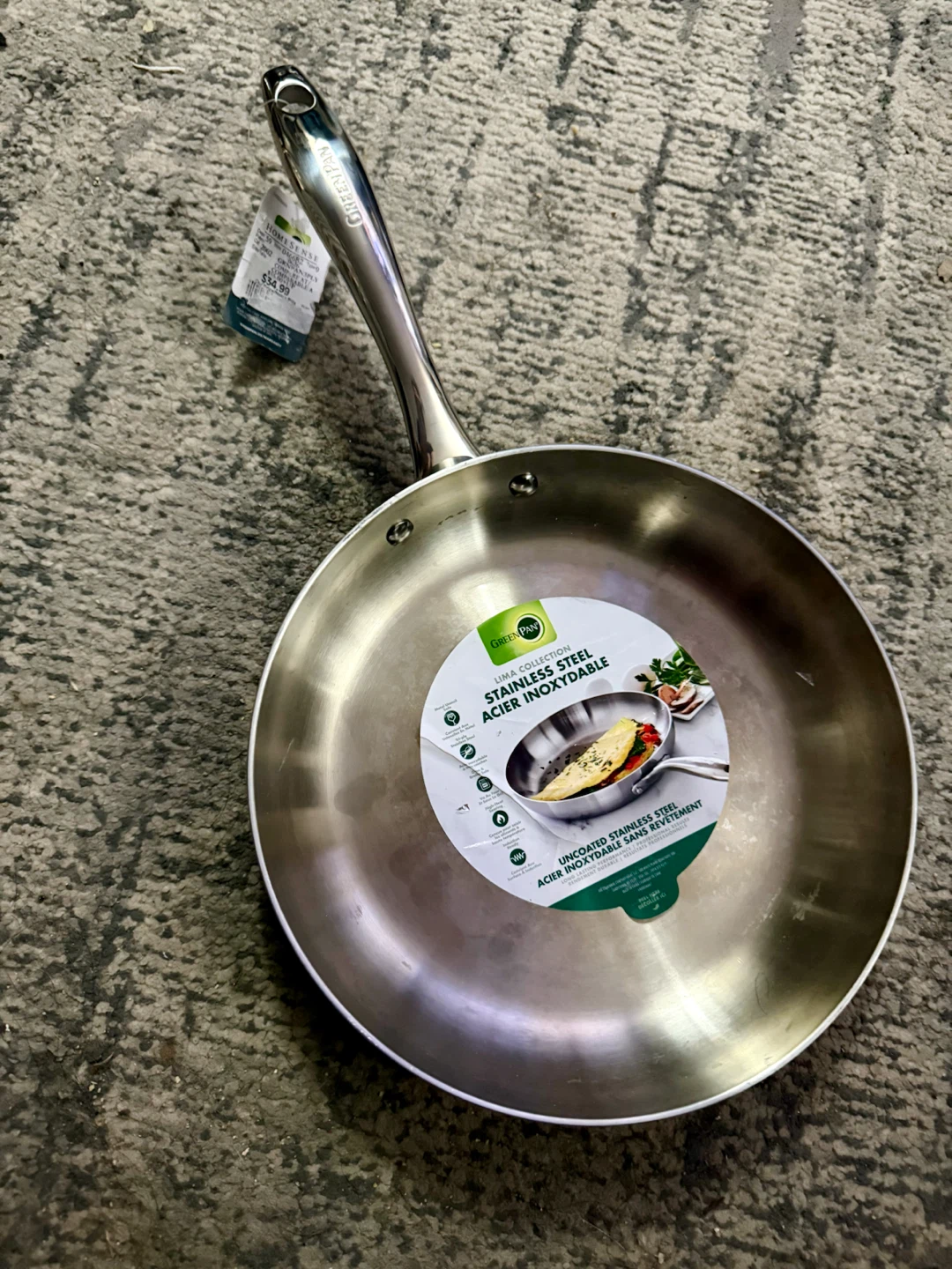 GreenPan Stainless Steel Frying Pan