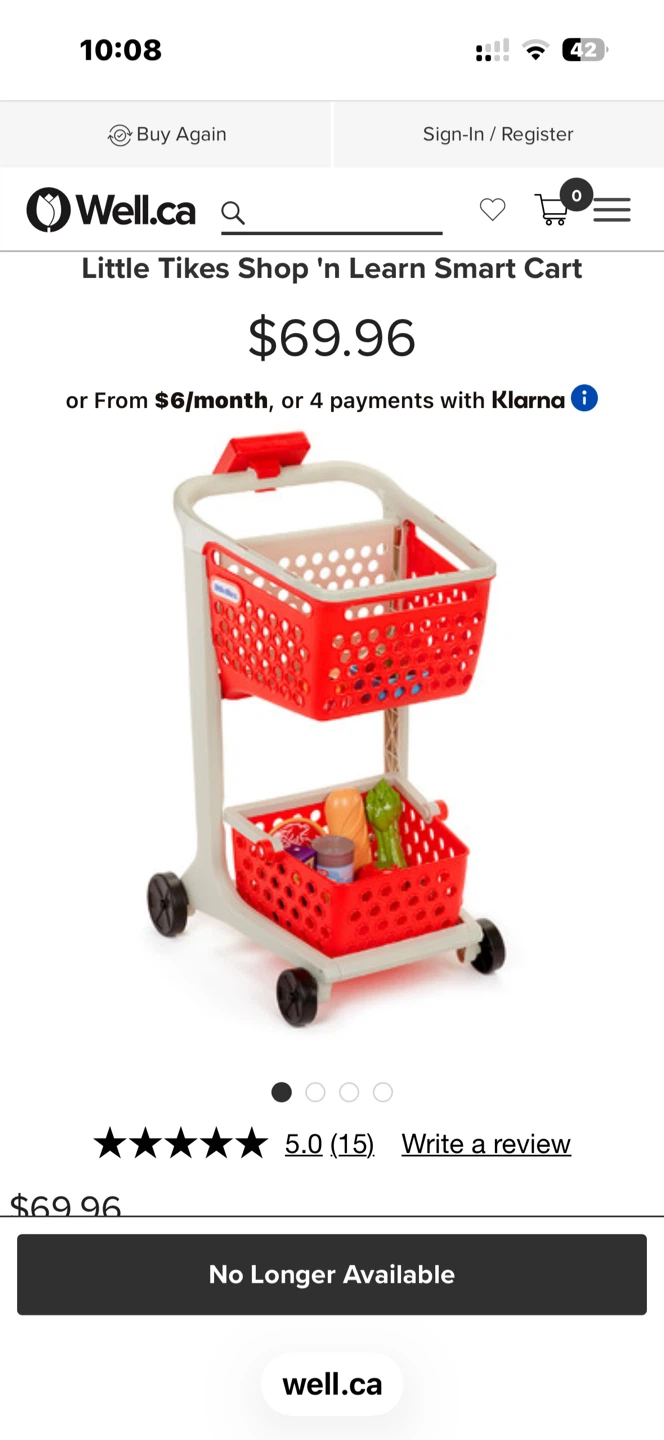 Little Tikes Shopping Cart