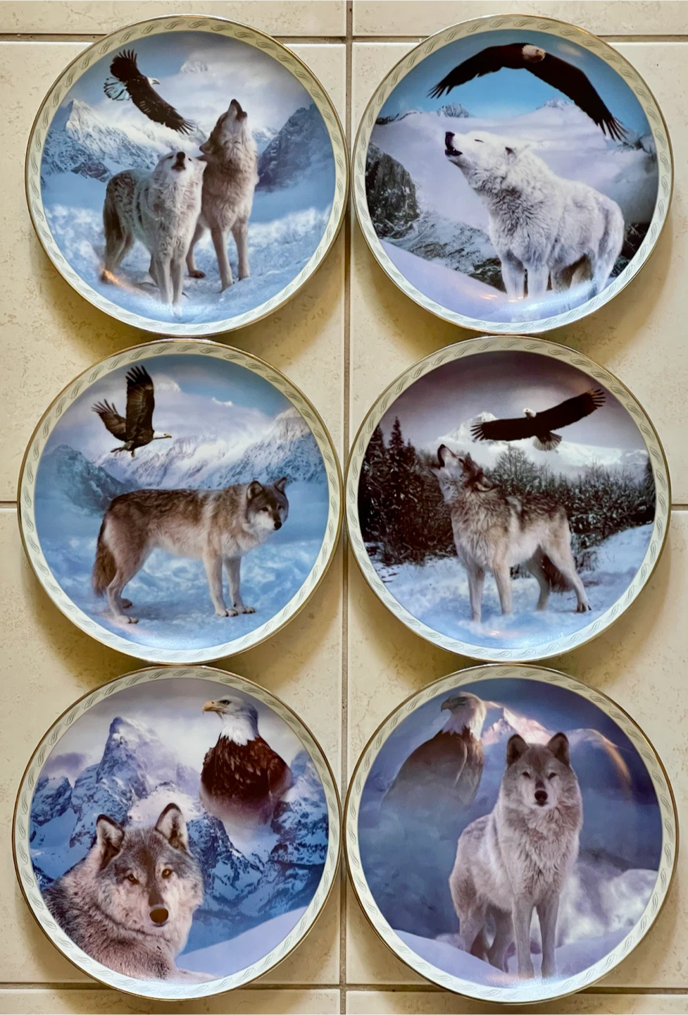 The Bradford Exchange (Set of 6) plates