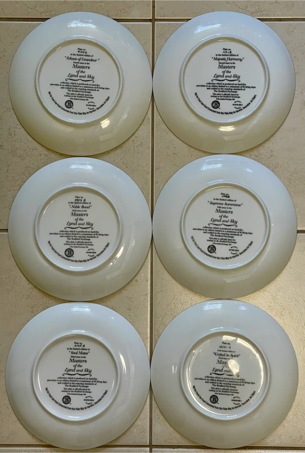 The Bradford Exchange (Set of 6) plates - photo 2