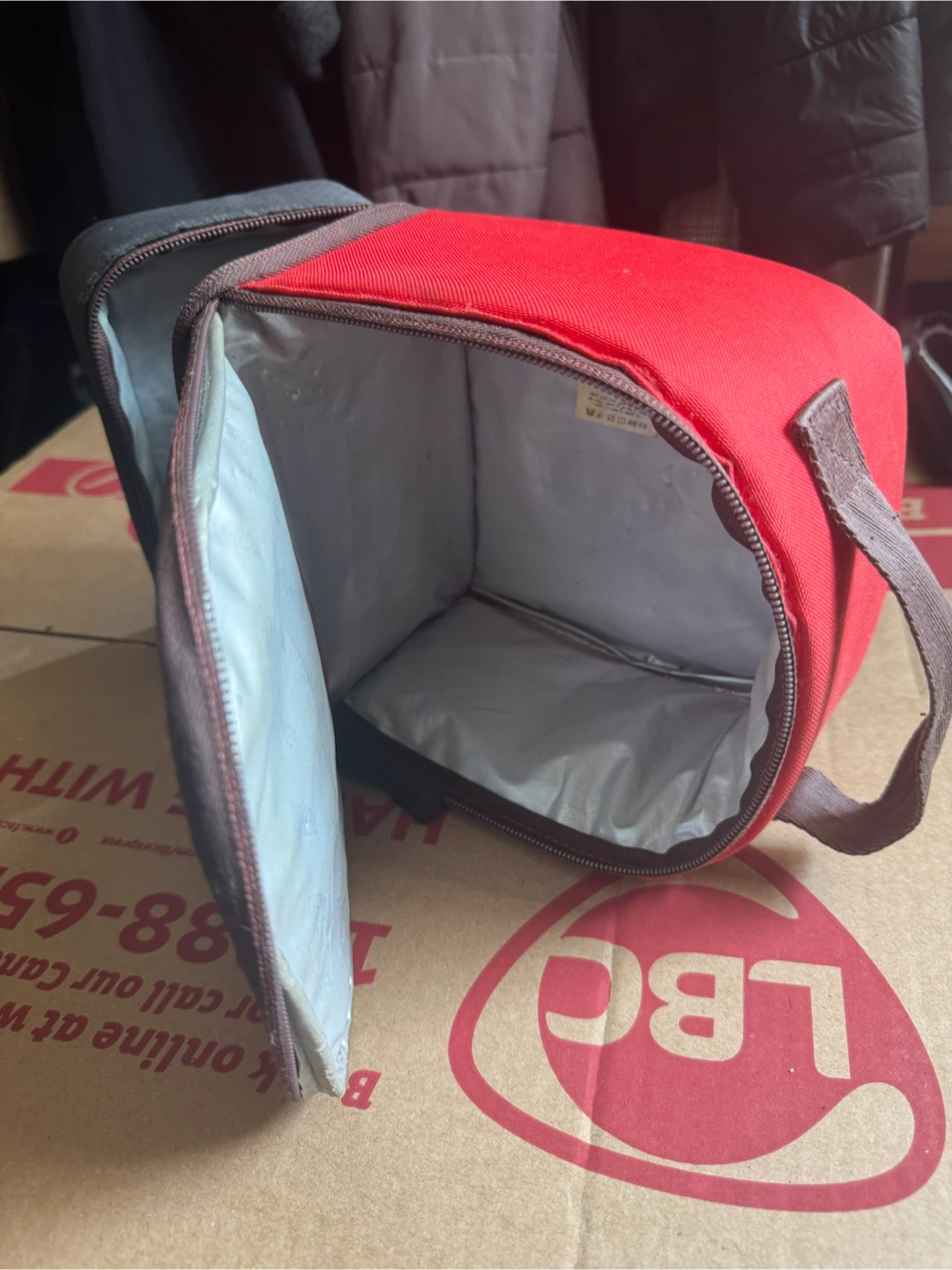 Thermos Red Lunch Bag