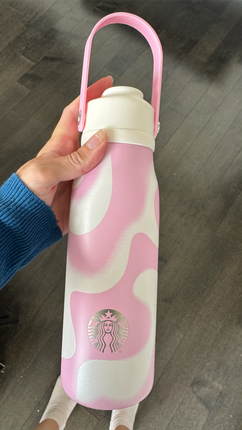 Starbucks Tumbler 18oz Pink Swirl