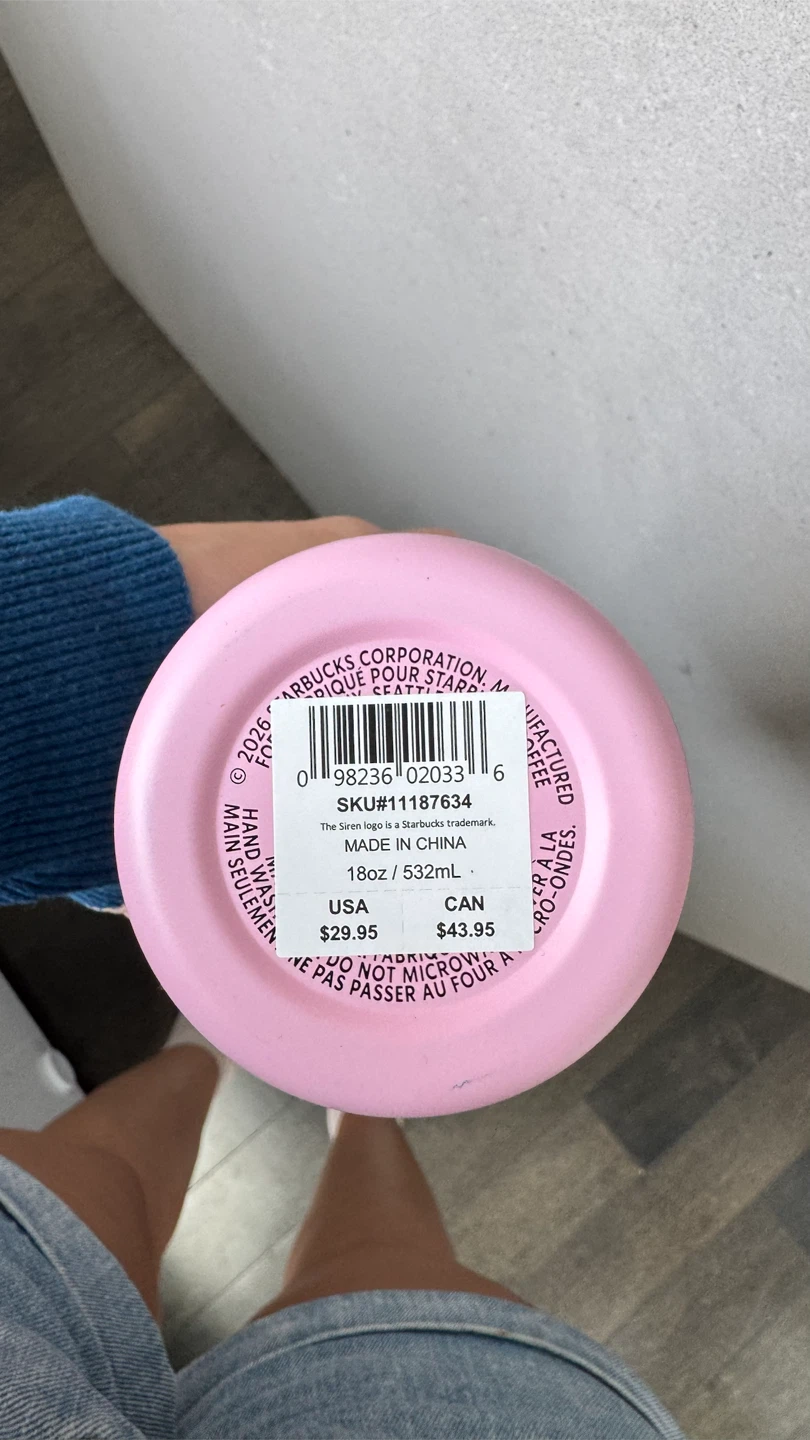Starbucks Tumbler 18oz Pink Swirl - photo 2
