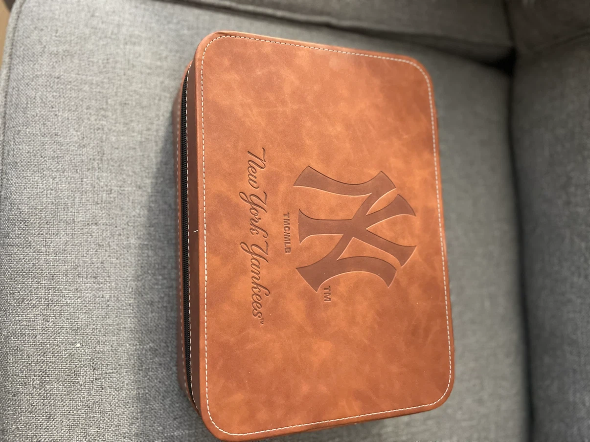 NY Yankee Bar Set in Leather Embossed Box - photo 2