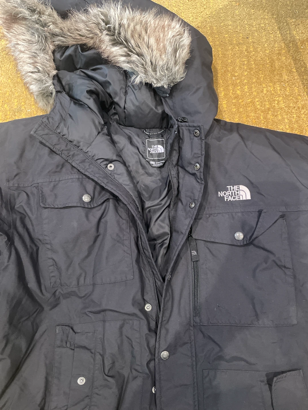 The North Face Men's Black Parka Jacket XL