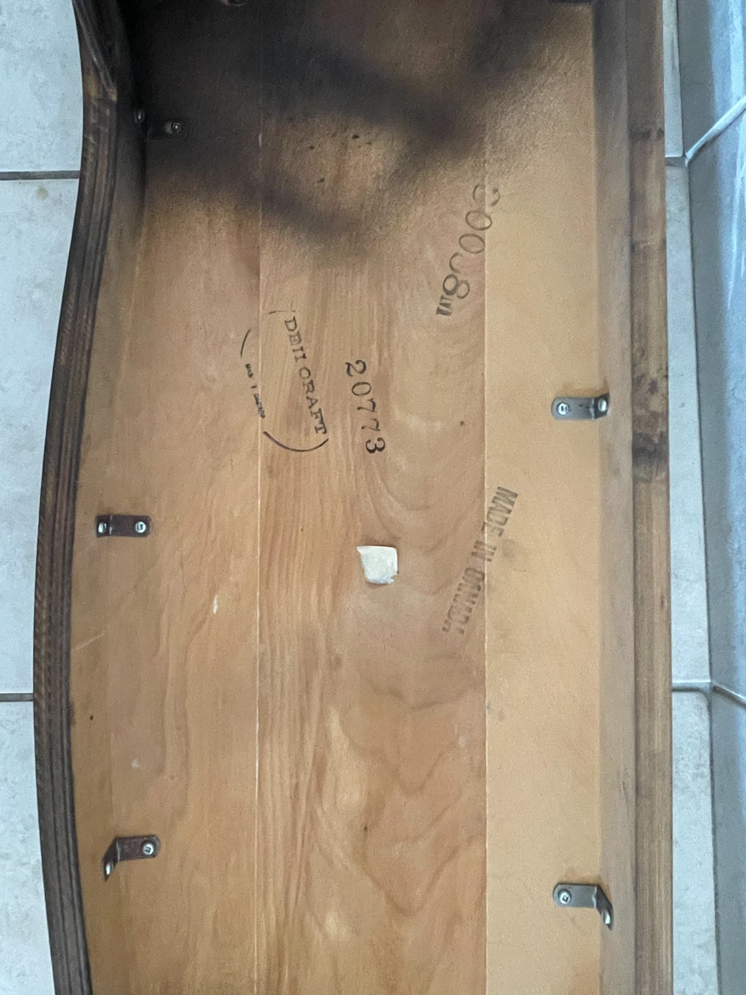 Vintage Wood Console Table - photo 3