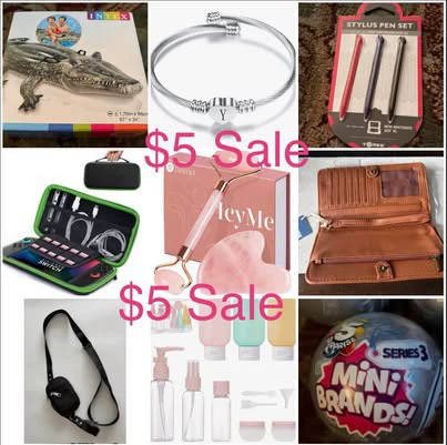 ~ $5 Sale! Any Item for $5 ~ All Items Are New!