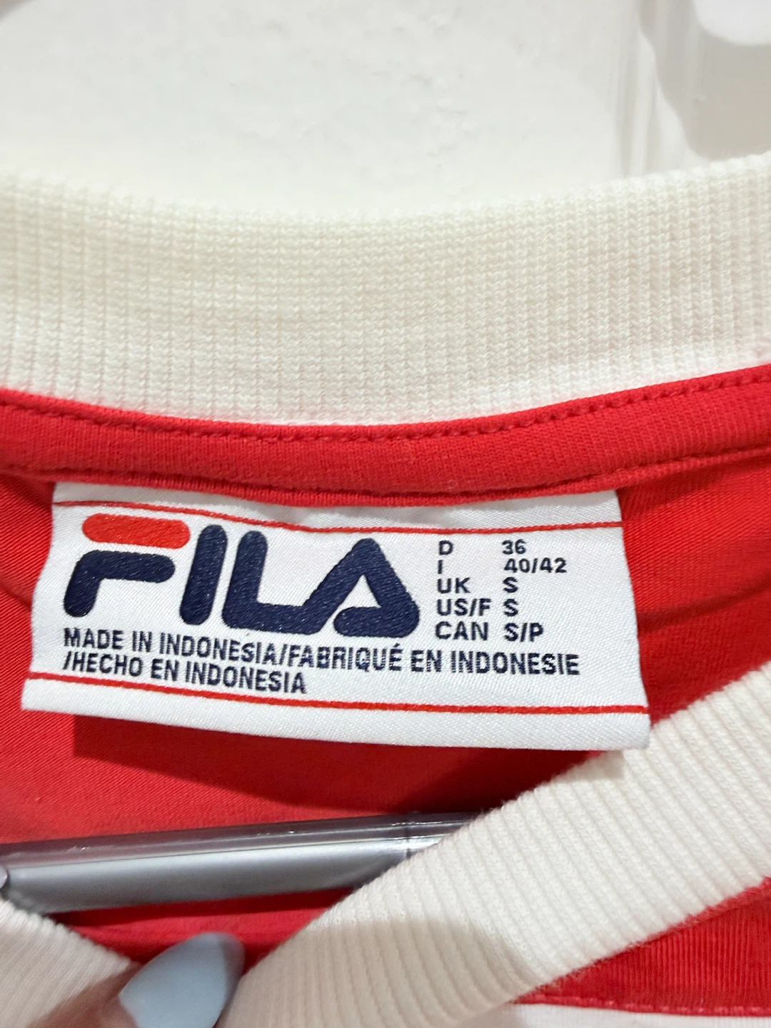 Fila Cropped T-Shirt Size S - photo 3