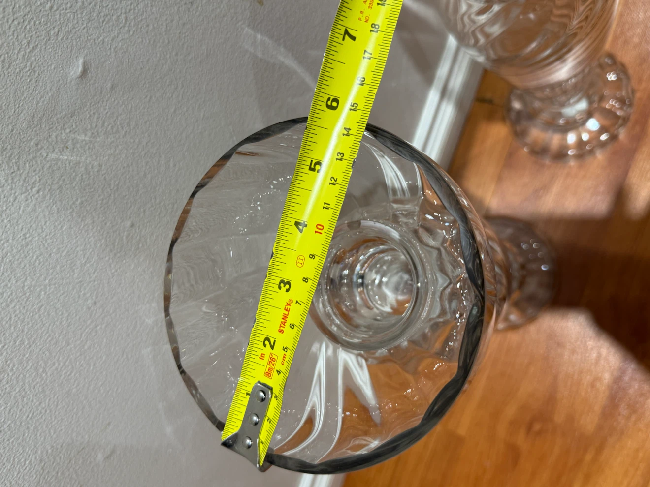 Elegant Tall Glass Candle Holders / Vases – Set of 2 - photo 3