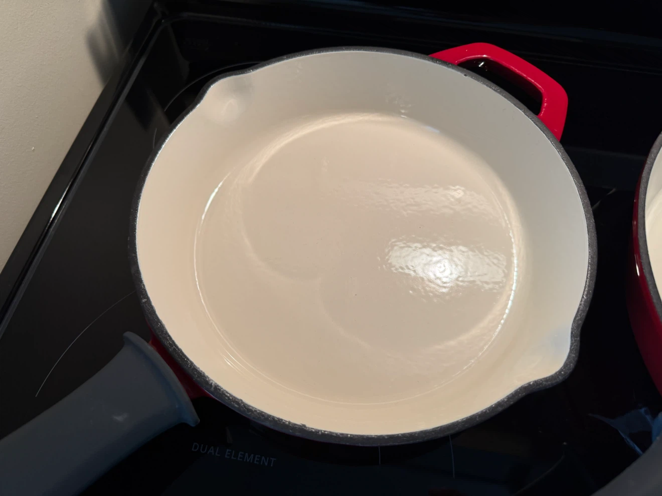Tramontina Enamelled Cast Iron Skillet 2-Piece Set - Red - photo 5