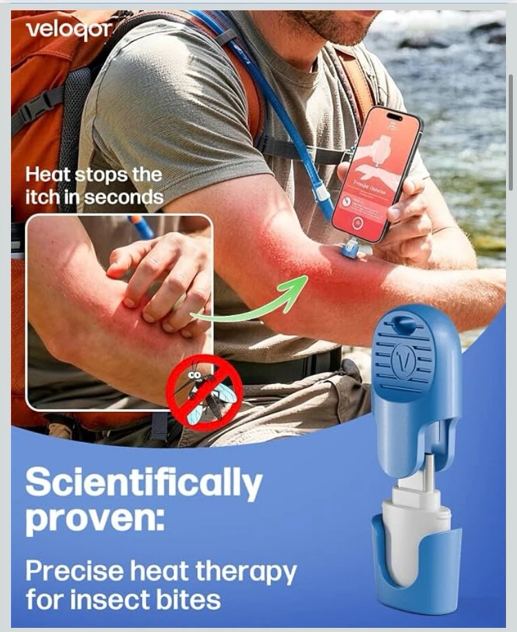Veloqor USB-C Insect Bite Healer with Flashlight - photo 2