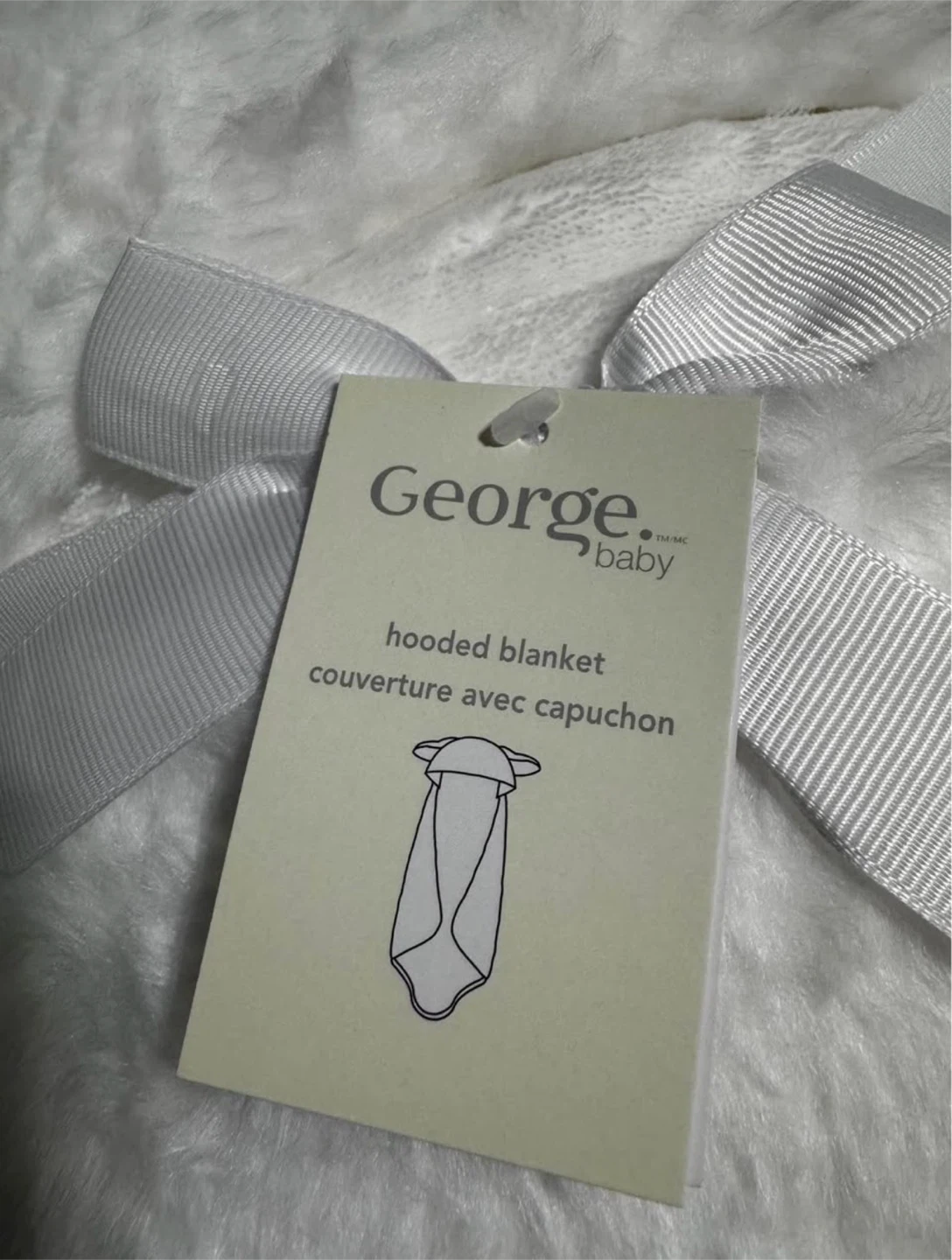 Baby White Hooded Blanket - photo 2