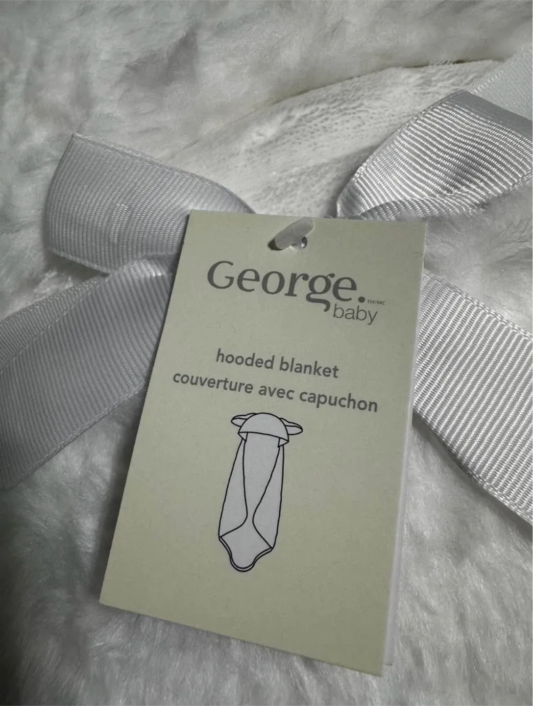 Baby White Hooded Blanket - photo 2
