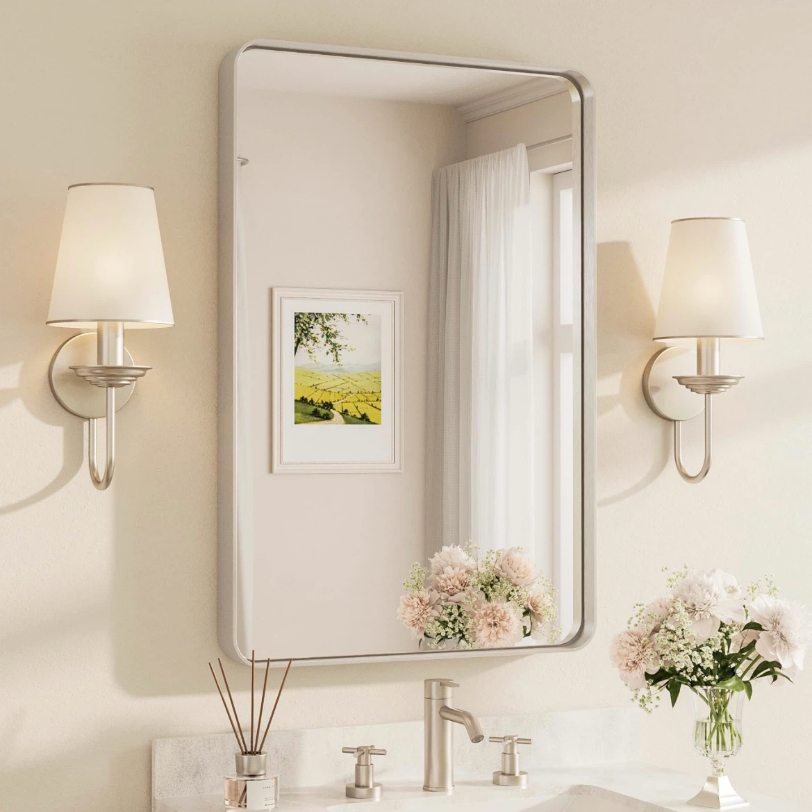 Metal Frame Mirror