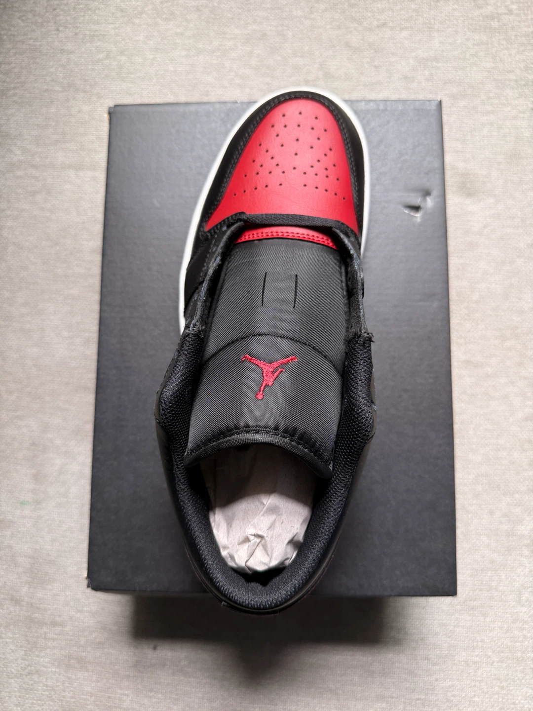 Air Jordan 1 Low Black Red