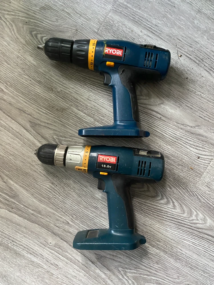 Ryobi 18V Cordless Drills (2)