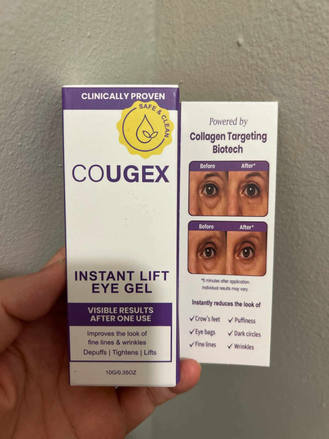 COUGEX Instant Lift Eye Gel - 10g/0.35OZ