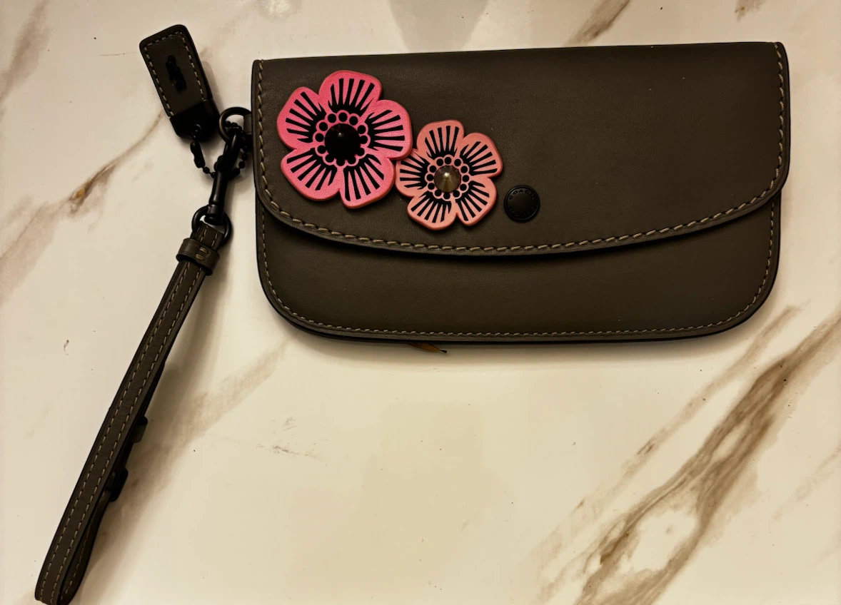 Coach Workshop Floral Wristlet