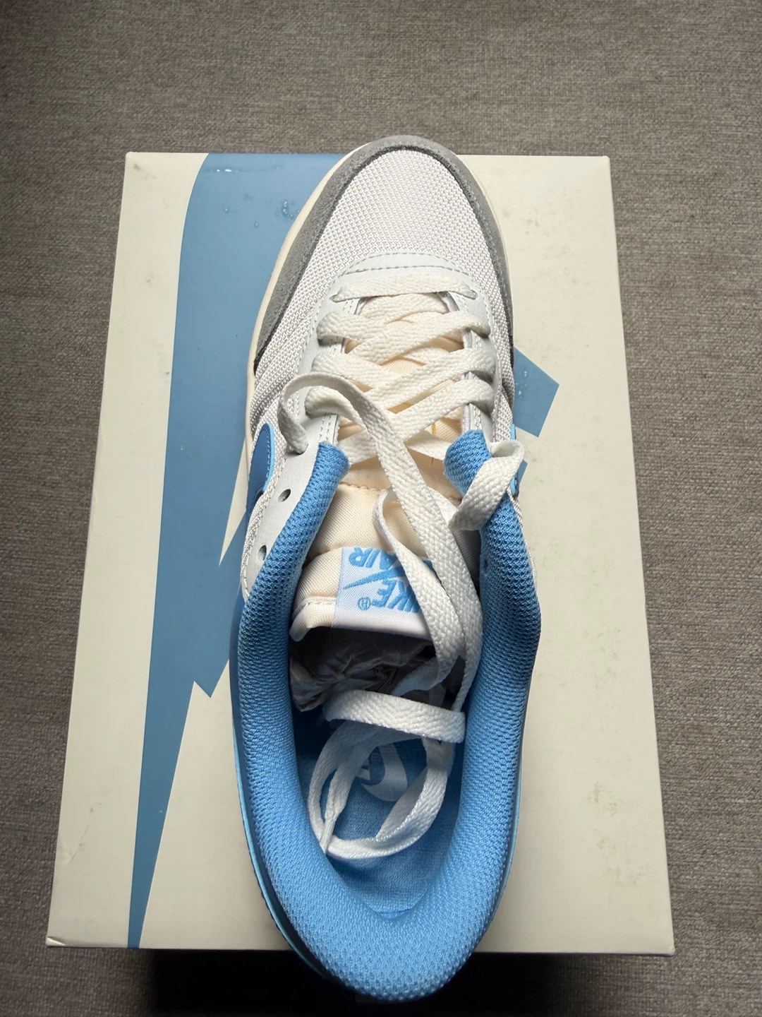 Nike Air Jordan 1 Skyline Low "Summit White/French Blue" Size 8 - photo 3
