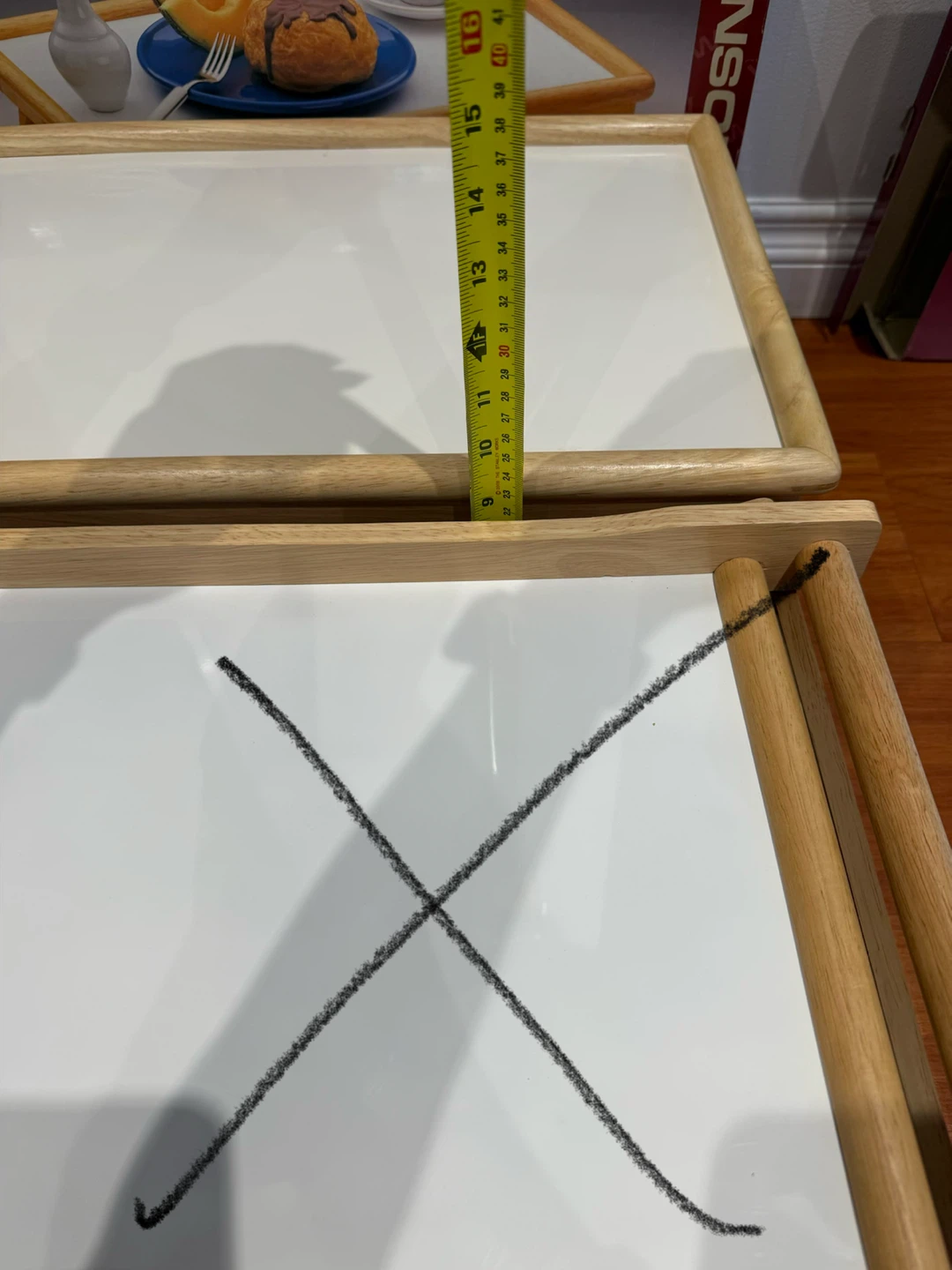 Wood Folding Bed Tray - photo 2
