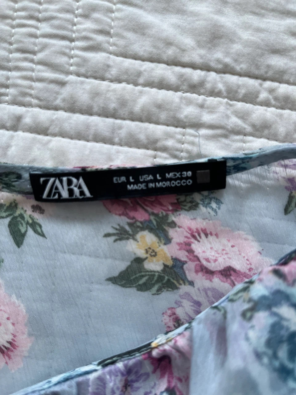 ZARA Floral Chiffon Ruffle Maxi Dress - photo 3