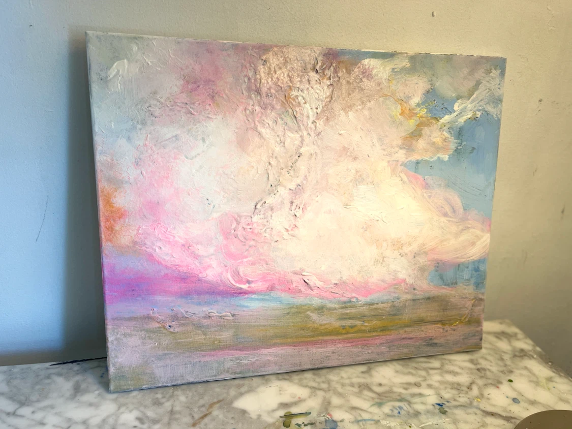 Abstract Cloudscape Painting