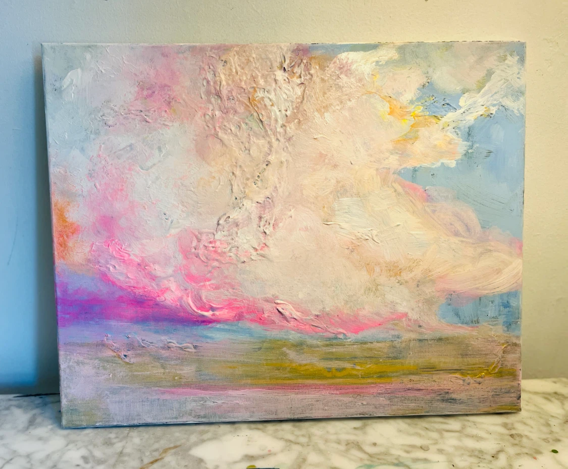 Abstract Cloudscape Painting - photo 3
